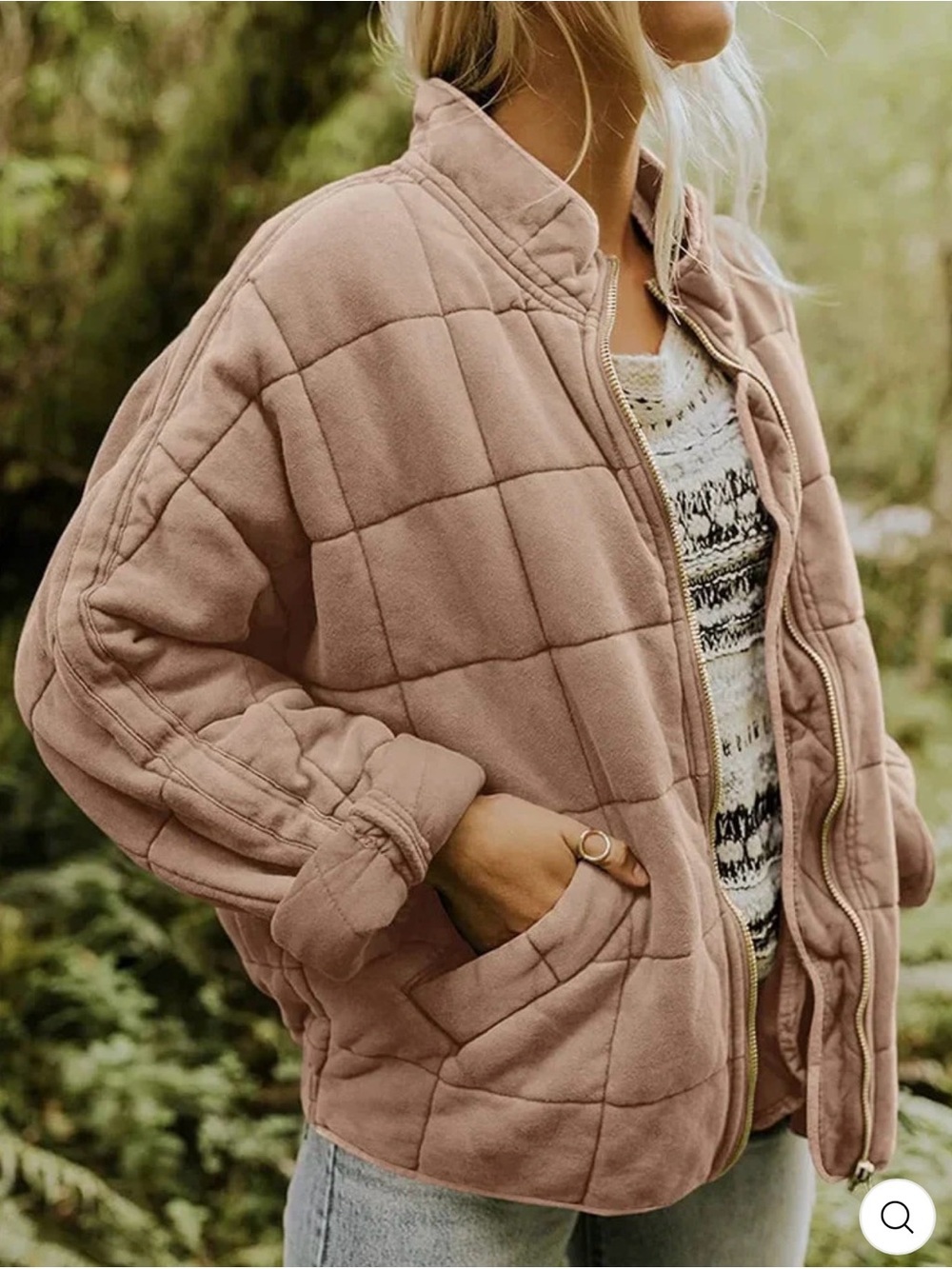 Free People Dolman Quilted Jacket